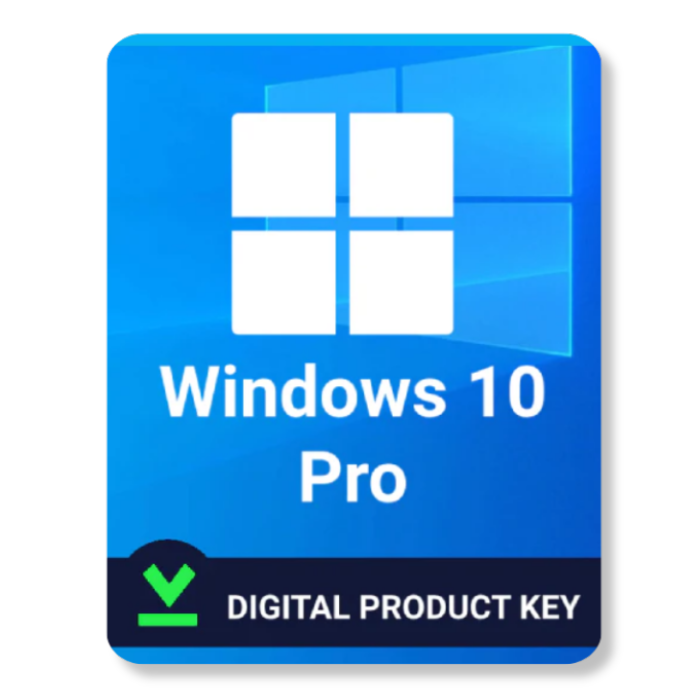 Licență Windows 10 Pro, cheie digitală permanentă, toate limbile, 32/64-bit